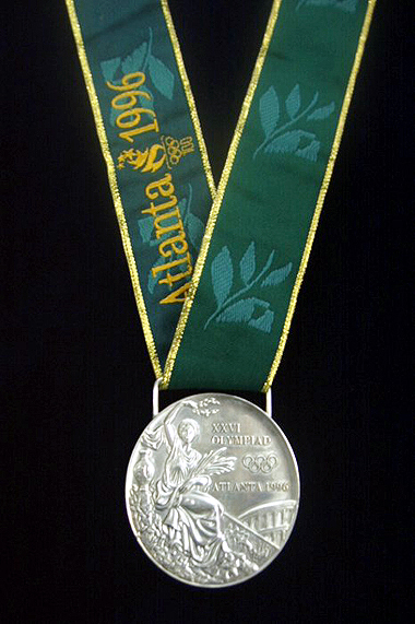 1996년 아틀랜타 올림픽 은메달 - 앞면