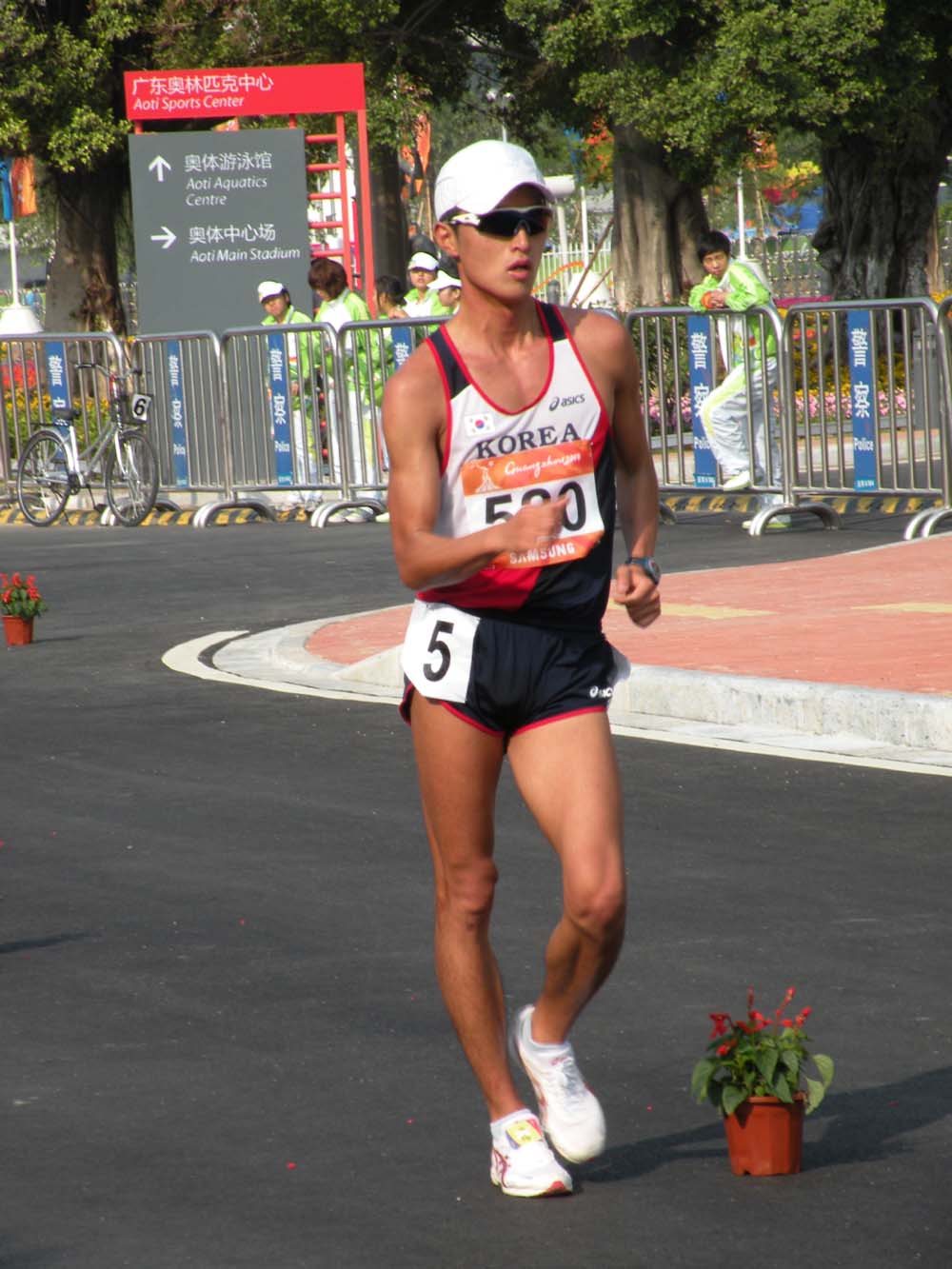 [아시안게임] 남자경보50km, 동반 한국기록경신 사진