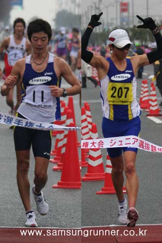 [10일본경보선수권]김현섭, 최병광 동반 1위 사진