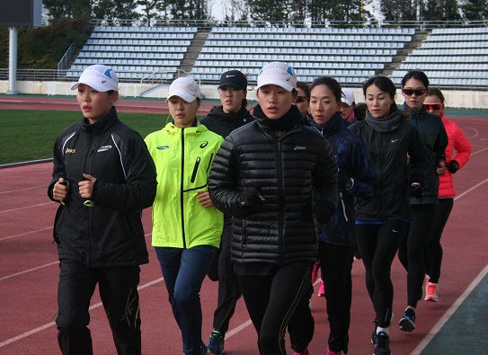 [제주합동훈련] 여자장거리팀 사진