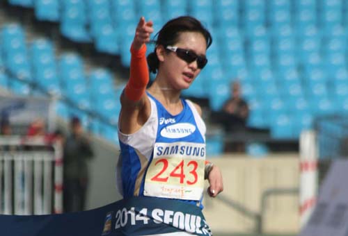 [서울국제마라톤] 김성은, 2시간29분31초로 4위