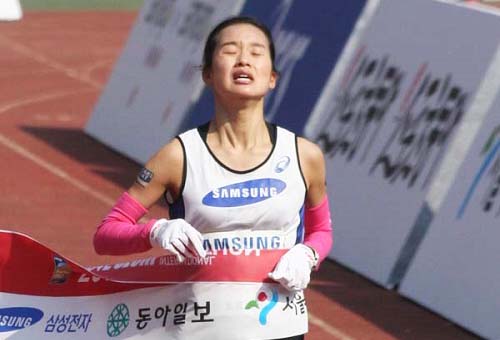 [서울국제마라톤] 김성은, 2시간28분20초로 2위