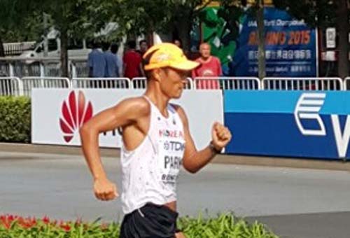 [남자경보50km] 박칠성, 실격 부담감에 아쉬운 23위