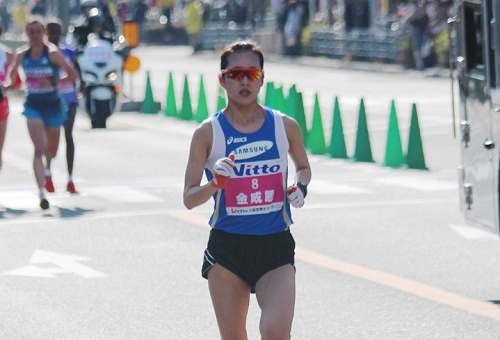 김성은, 오사카마라톤 13위