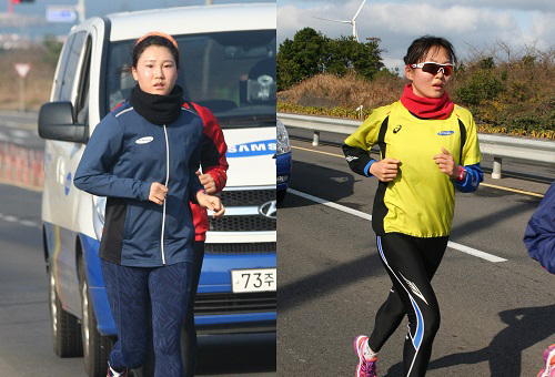 염고은, 이숙정 서울국제마라톤 출전