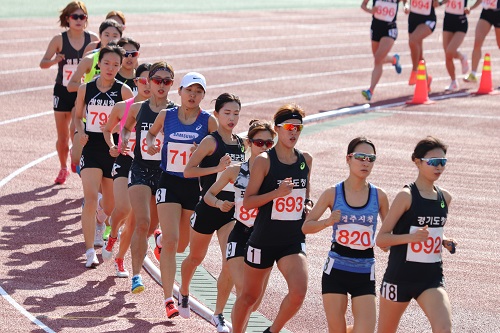 KBS배 전국육상경기대회 이숙정 5000m 3위