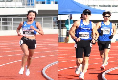 김해 실업육상경기대회 김도연 선수 10000m 1위